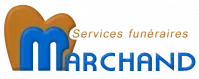 logo service funéraire marchand